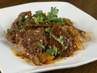 Sliced Beef & Tendon in Chili Sauce (spicy)