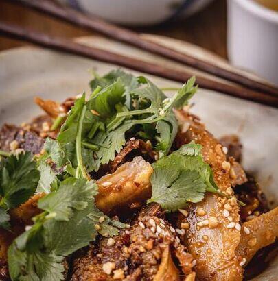 Beef Tripe with Chili (spicy)