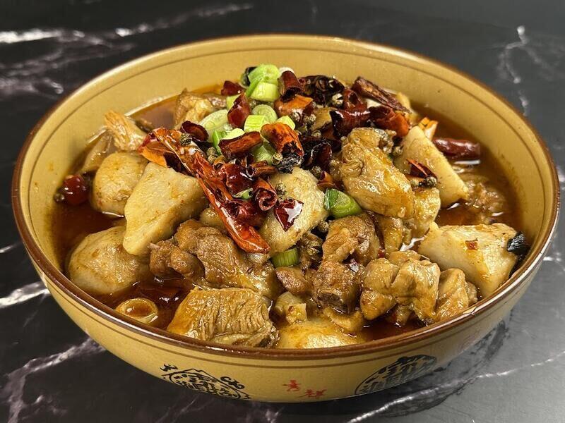 Three Peppers Taro Chicken
