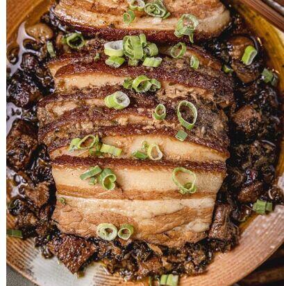 Pork with Preserved Mustard Greens