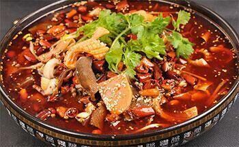 Chongqing Boiled Blood and Offal (spicy)