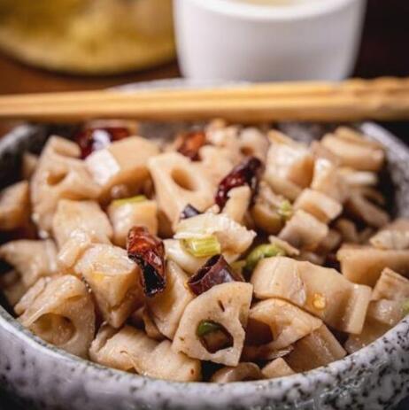 Spicy Lotus Root Cubes (spicy)
