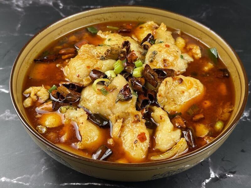 Boiled Fish Fillets (spicy)